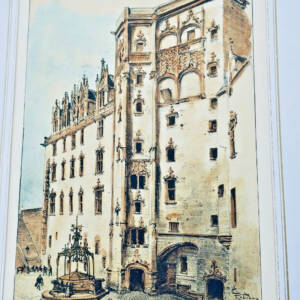 Nantes 3 gravures sur acier rehaussées en couleurs