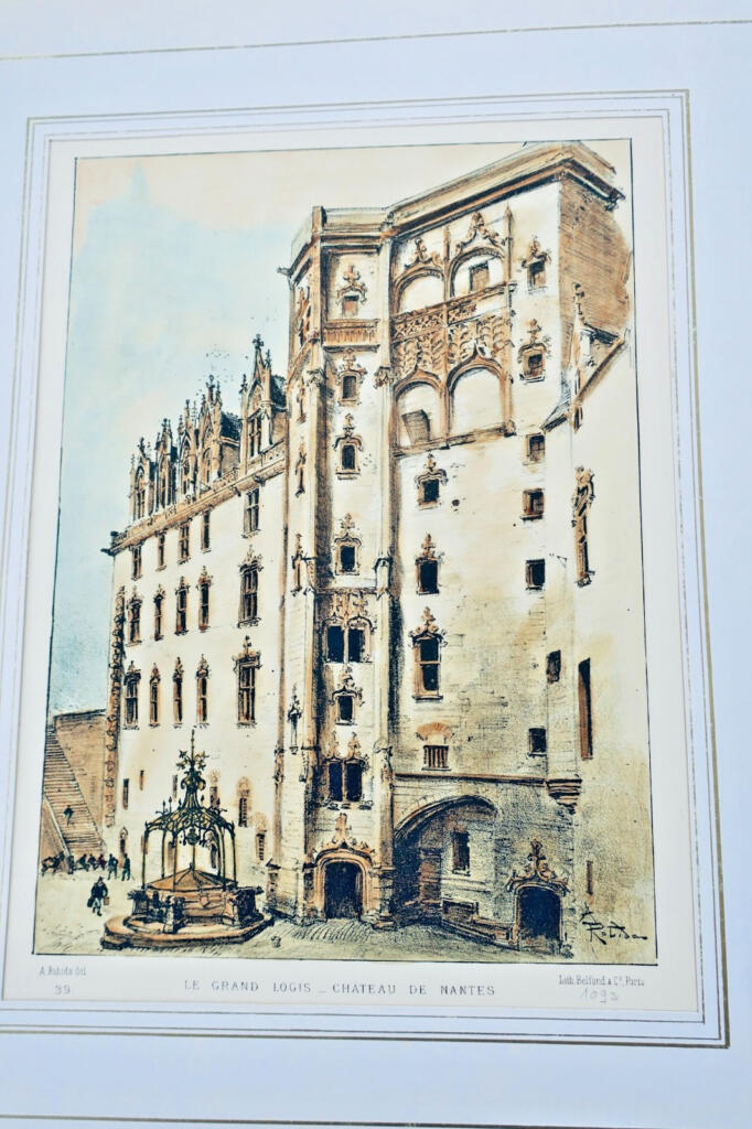 Nantes 3 gravures sur acier rehaussées en couleurs