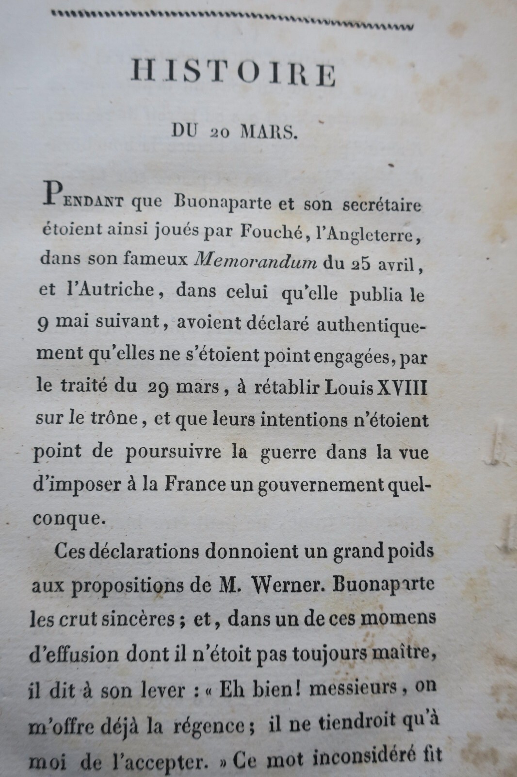 New Clarifications on the March 20th Conspiracy<span class="lla-card-orig-wrap"><span class="lla-card-orig">❦ Napoléon 20 mars NOUVEAUX ÉCLAIRCISSEMENTS SUR LA CONSPIRATION DU 20 MARS</span></span> - La Librairie Antique