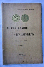 Napoléon AUSTERLITZ LE CENTENAIRE D’AUSTERLITZ - La Librairie Antique