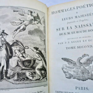 Napoléon Hommages poétiques.. Impérial.. naissance du roi de Rome 1811