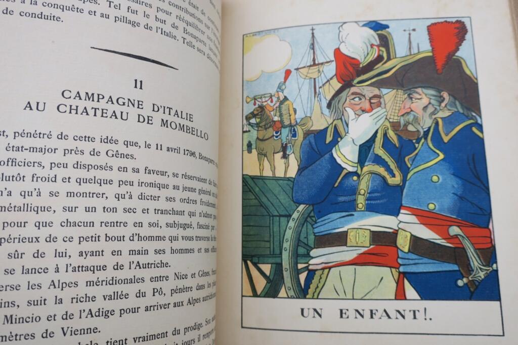 Illustrierte Arbeit über Napoleon