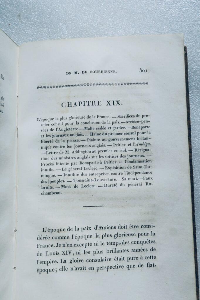 Erinnerungen von Bourienne über Napoleon