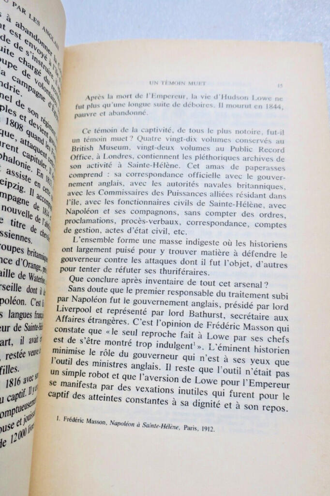 Napoleons Gefangenschaft aus englischer Sicht