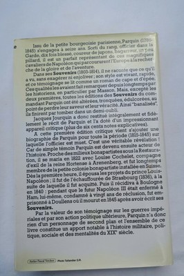 拿破仑:帕尔坎司令官回忆录