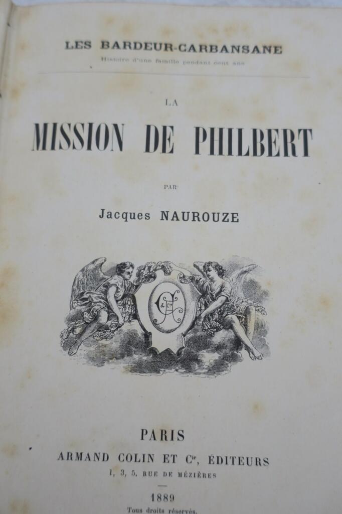 NAUROUZE BARDEUR-CARBANSANE, mission de Philibert