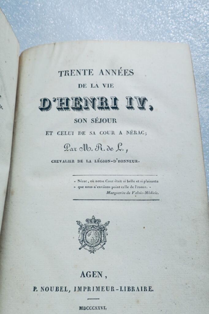 Leben von Henri IV über dreißig Jahre