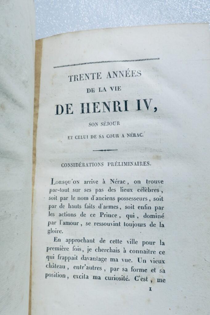 Leben von Henri IV über dreißig Jahre