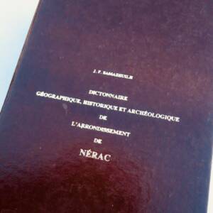Nérac SAMAZEUILH (J.-F.) Dictionnaire géographique, historique et archéologique