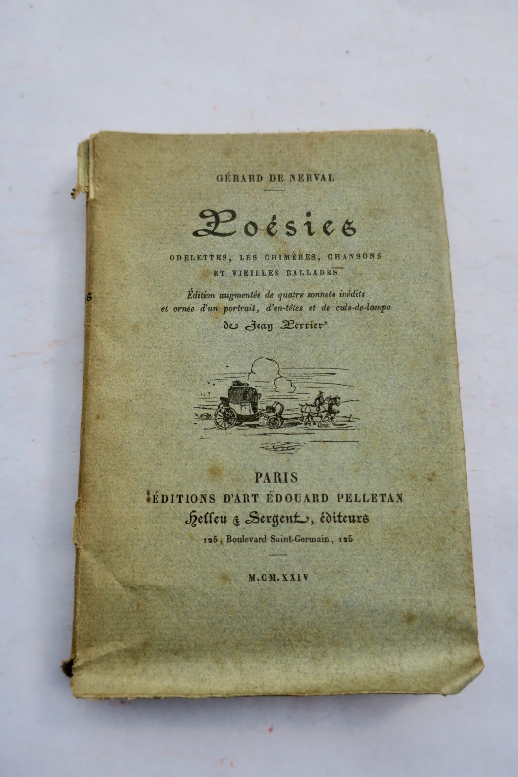 Nerval, Gérard de Poésies. Odelettes, les chimères, chansons et vieilles ballade – Image 2