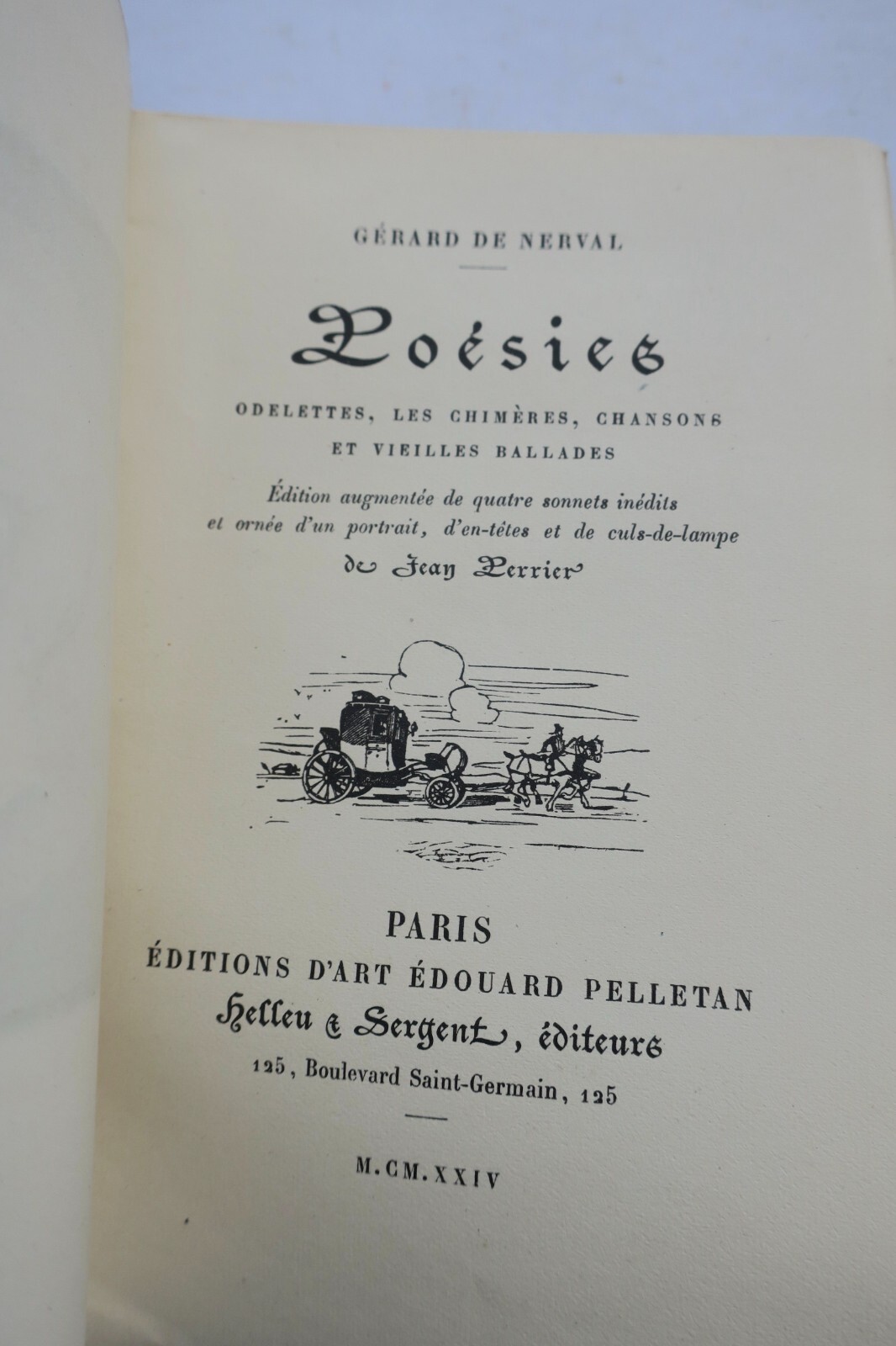Nerval, Gérard de Poésies. Odelettes, les chimères, chansons et vieilles ballade – Image 4