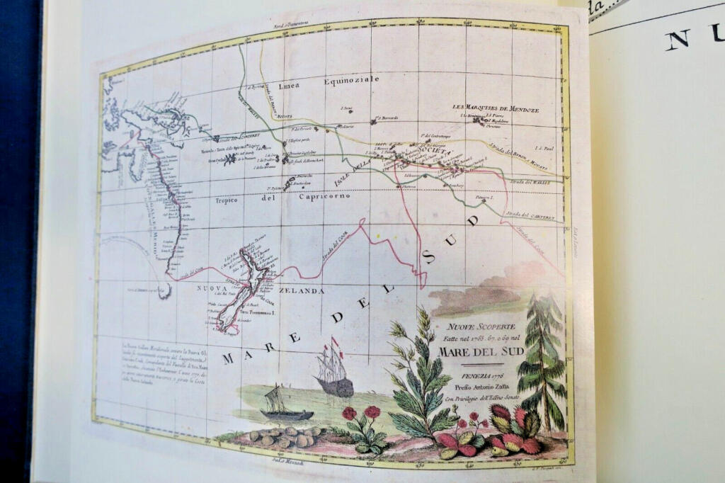 Historische Skizzen und Karten Neuseelands