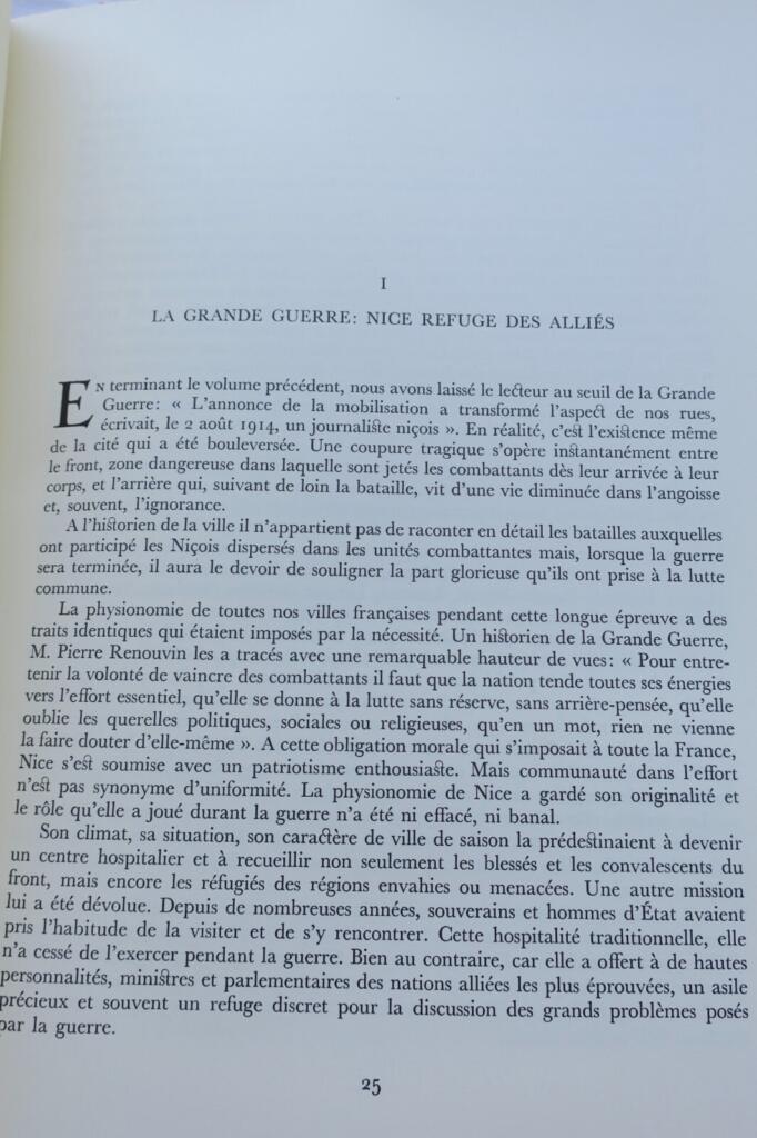 NICE Histoire de Nice LATOUCHE 1951