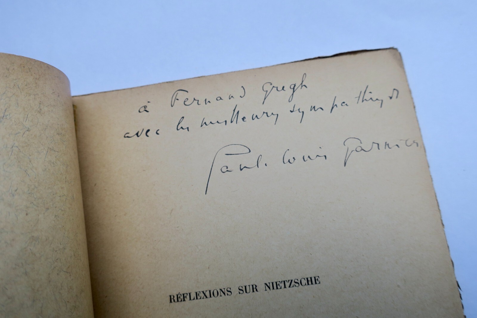 Philosophical Reflections on Nietzsche<span class="lla-card-orig-wrap"><span class="lla-card-orig">❦ NIETZSCHE Friedrich GARNIER Paul-Louis Réflexions sur Nietzsche 1/150 + dédicace</span></span> - La Librairie Antique