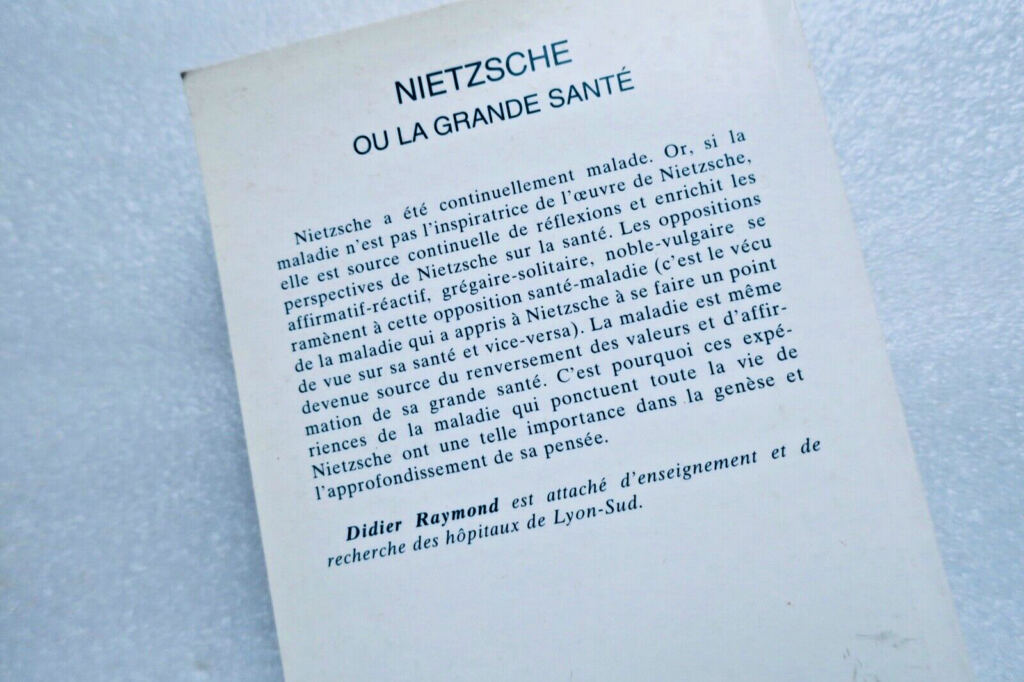 Nietzsche or the Great Health