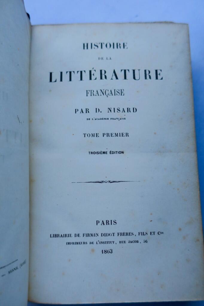French Literature History Survey