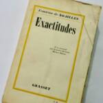 NOAILLES Comtesse de EXACTITUDES + dédicace