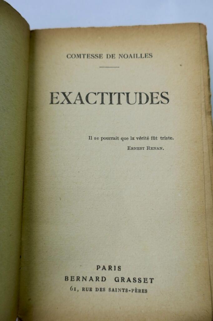 Poetic Exactitudes - Signed Copy