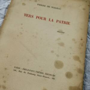 NOLHAC (Stone) Towards The Homeland 1914-1918