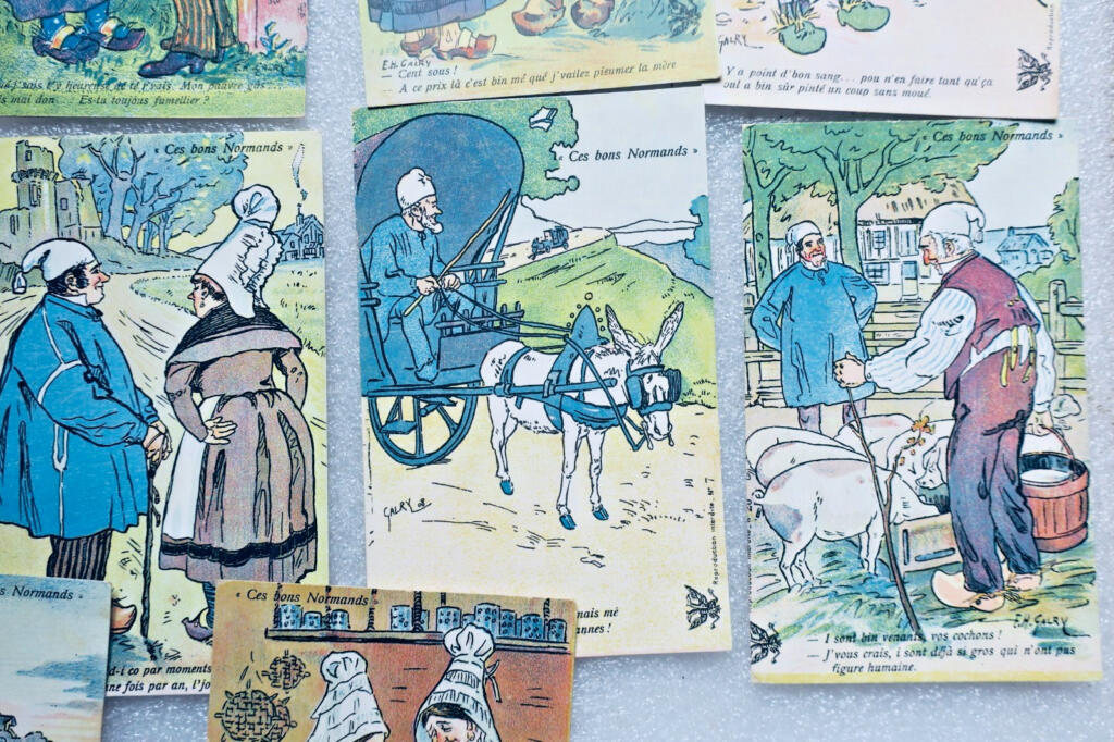 Normandy CES BONS NORMANDS 17 postcards