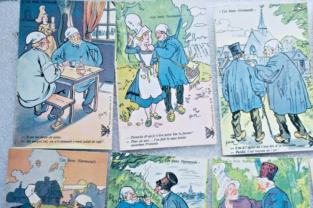 Normandy CES BONS NORMANDS 17 postcards