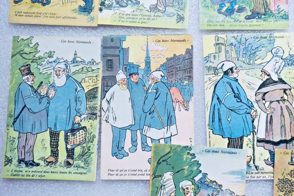 Normandy CES BONS NORMANDS 17 postcards
