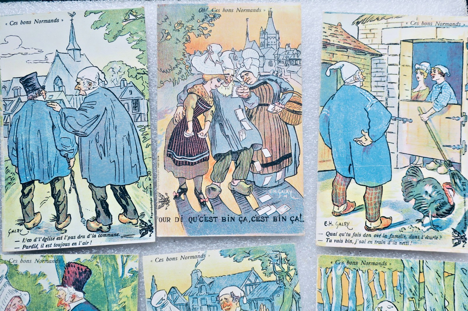 Normandie CES BONS NORMANDS 17 cartes-postales - La Librairie Antique