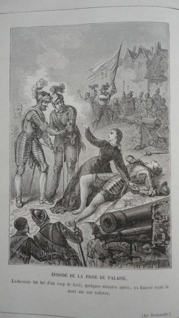 Eine historische Darstellung der Normandie