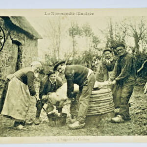 NORMANDIE ILLUSTRÉE - La Saignée du Cochon 1912