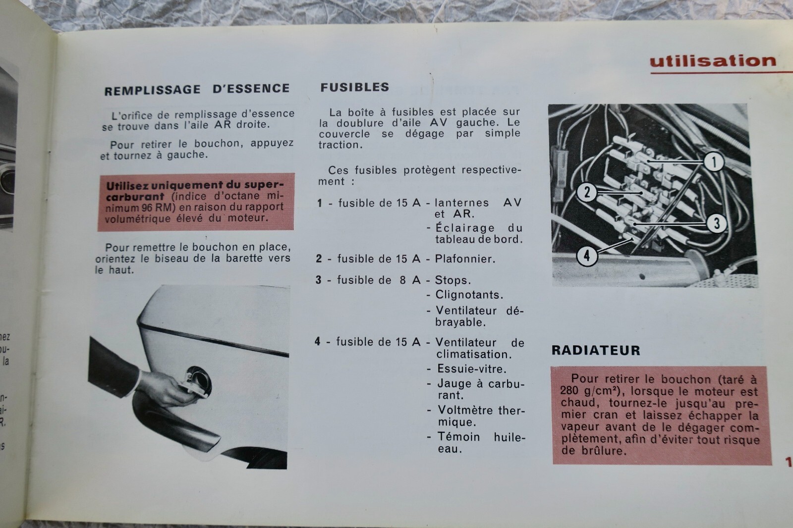 Guide for Peugeot 204 operation - Image 6
