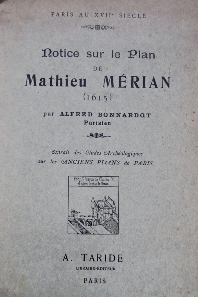 Notice on the Plan of Mathieu Mérian (1615)