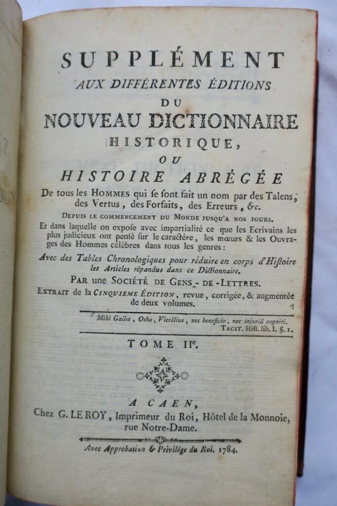 Historical dictionary of notable figures