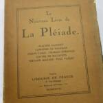 NOUVEAU LIVRE DE LA PLEIADE 1928 - La Librairie Antique