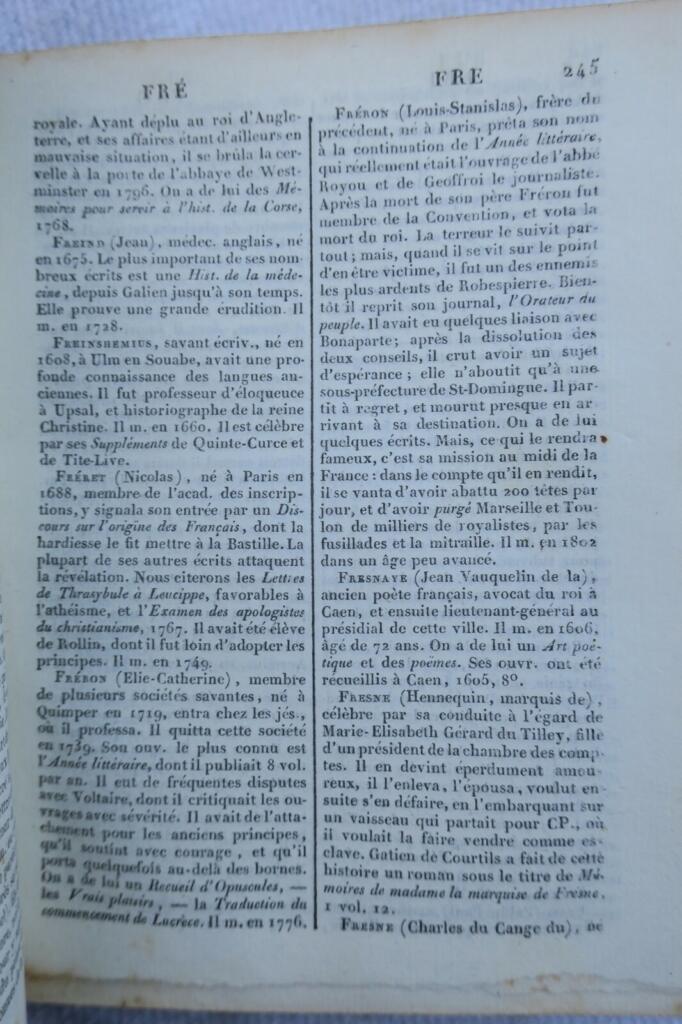 Biographical account up to 1823