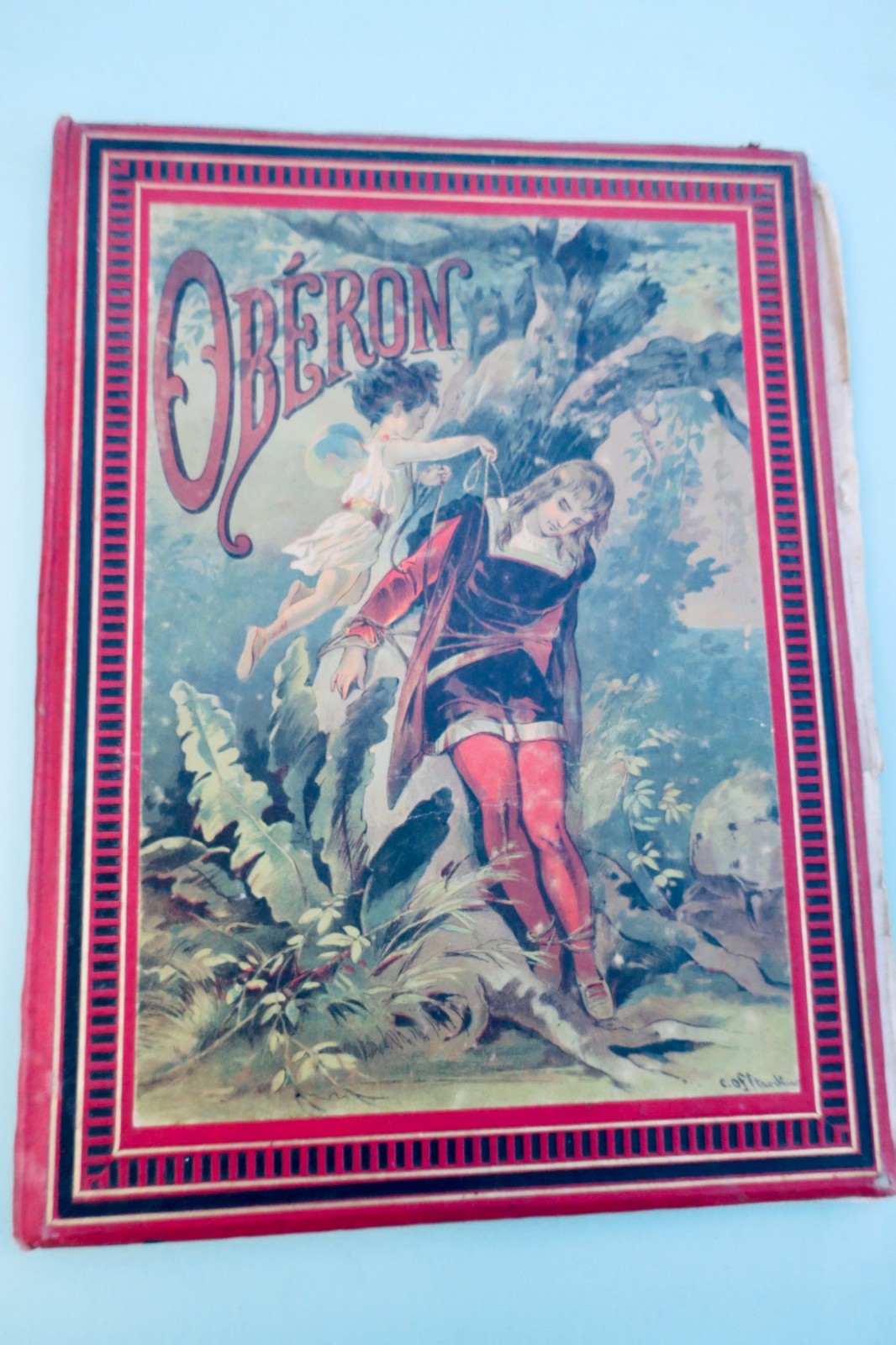 Oberon O Il Coro Incantato Cartonato 1884 Ofterdinger
