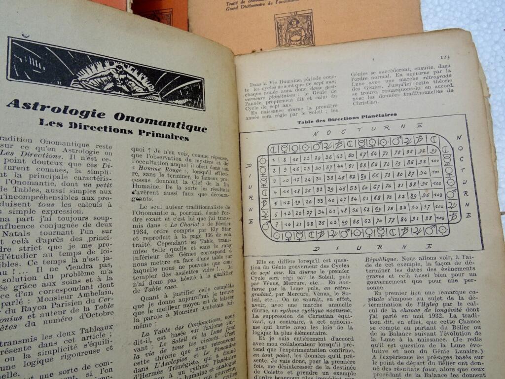 Occultisme LE CHARIOT. REVUE MENSUELLE PSYCHOLOGIE EXPERIMENTALE ET D’OCCULTISME