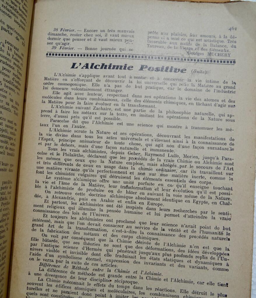 Occultisme LE CHARIOT. REVUE MENSUELLE PSYCHOLOGIE EXPERIMENTALE ET D’OCCULTISME