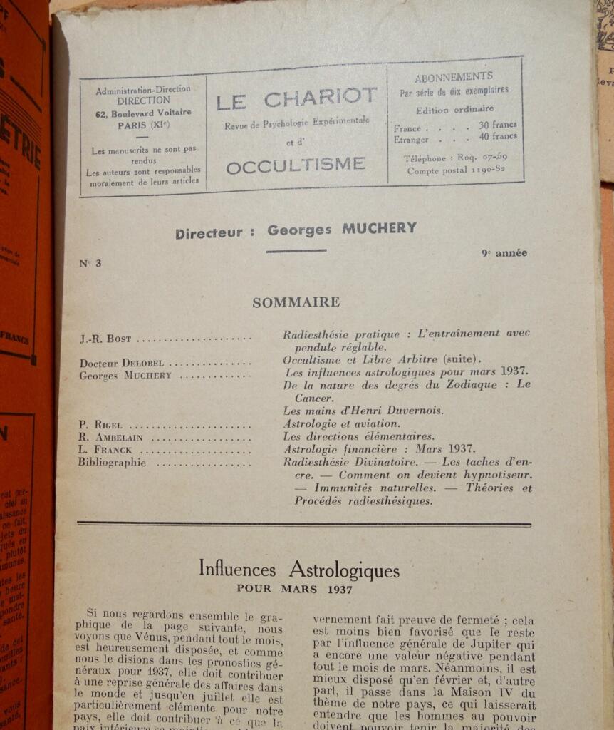 Monatliche Zeitschrift für okkulte Psychologie