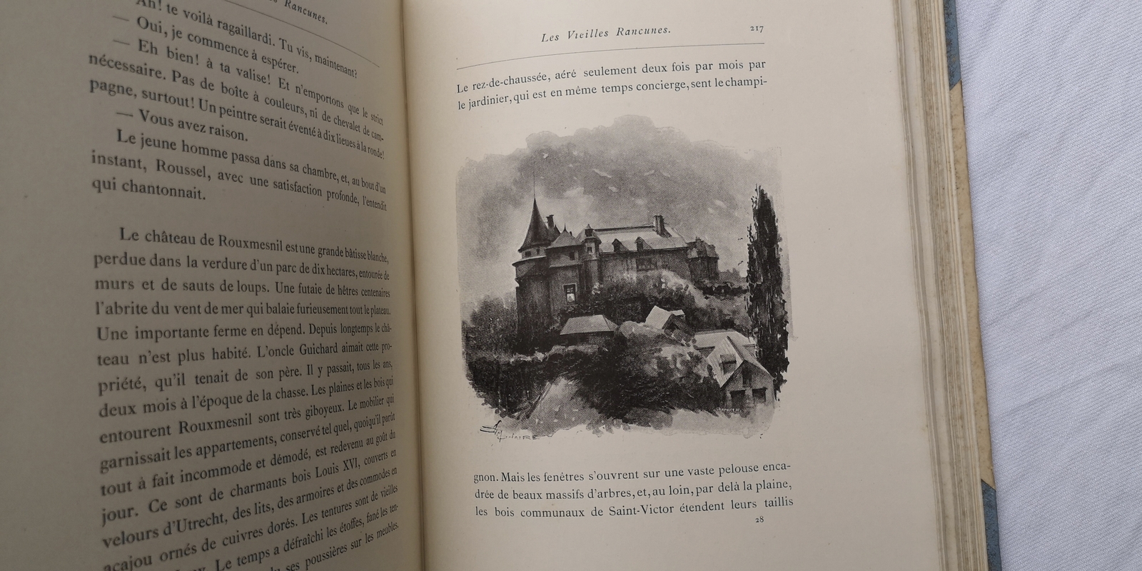 Ohnet Les Vielles Rancunes illustré par Simonaire - La Librairie Antique