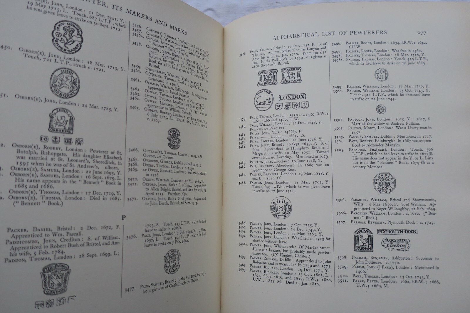 English, Scottish & Irish Pewter Makers and Marks - Image 7