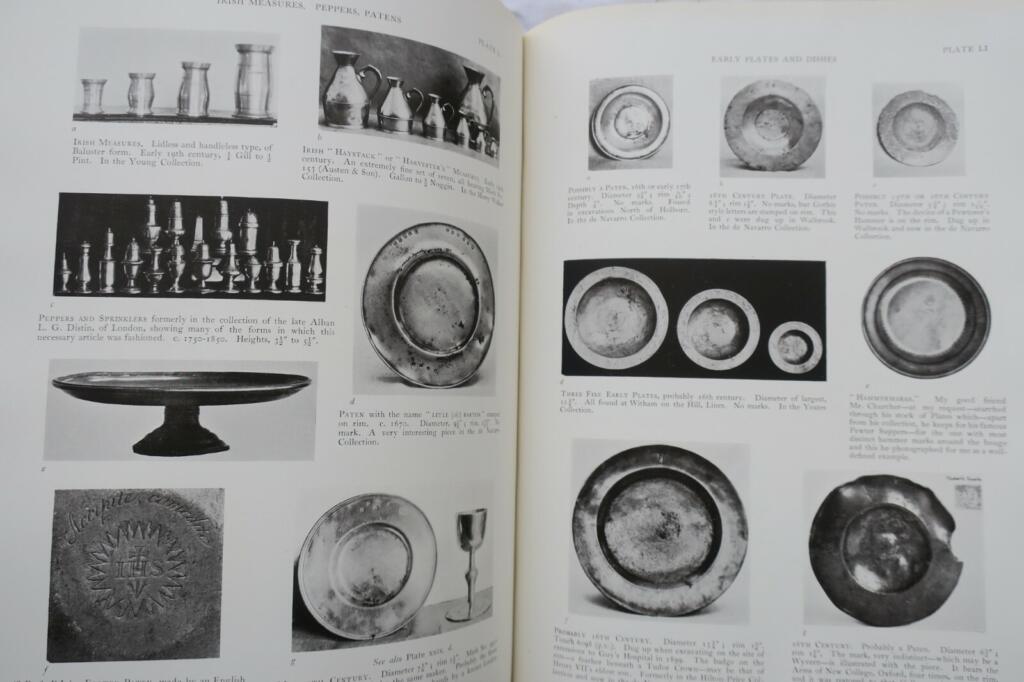 OLD PEWTER: ITS MAKERS AND MARKS IN ENGLAND, Scotland & Ireland 1929