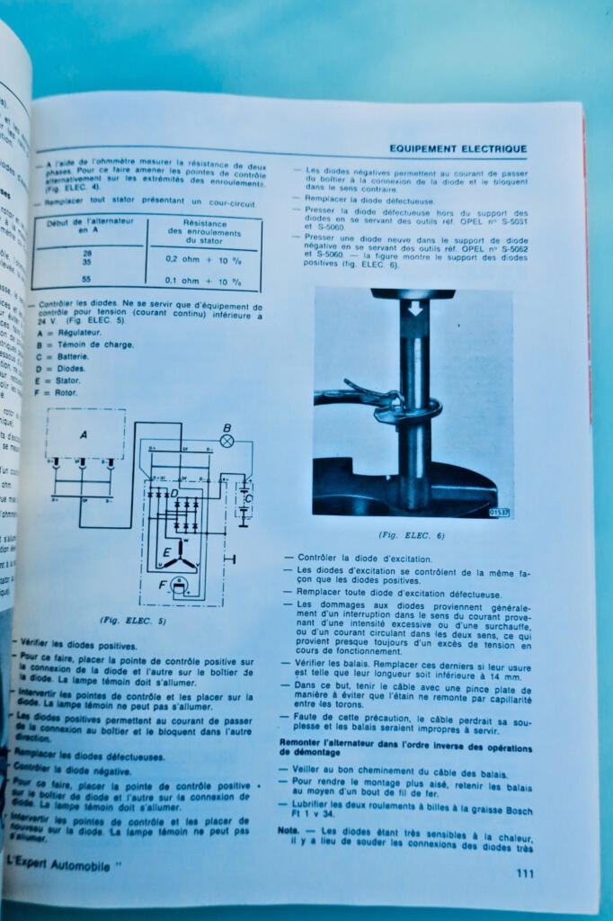 Opel Ascona 1200S-1600S-1900S Fachhandbuch