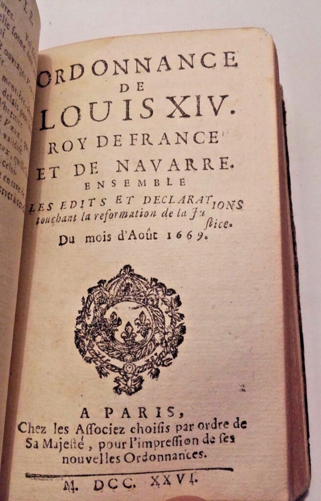 Dekret von Ludwig XIV., König von Frankreich