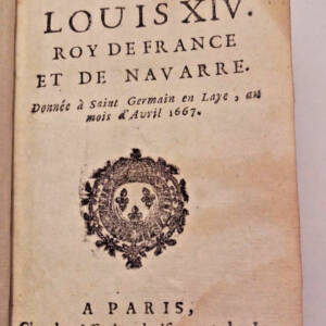 Orden De Luis XIV Rey De Francia Y Navarra X 4 1726