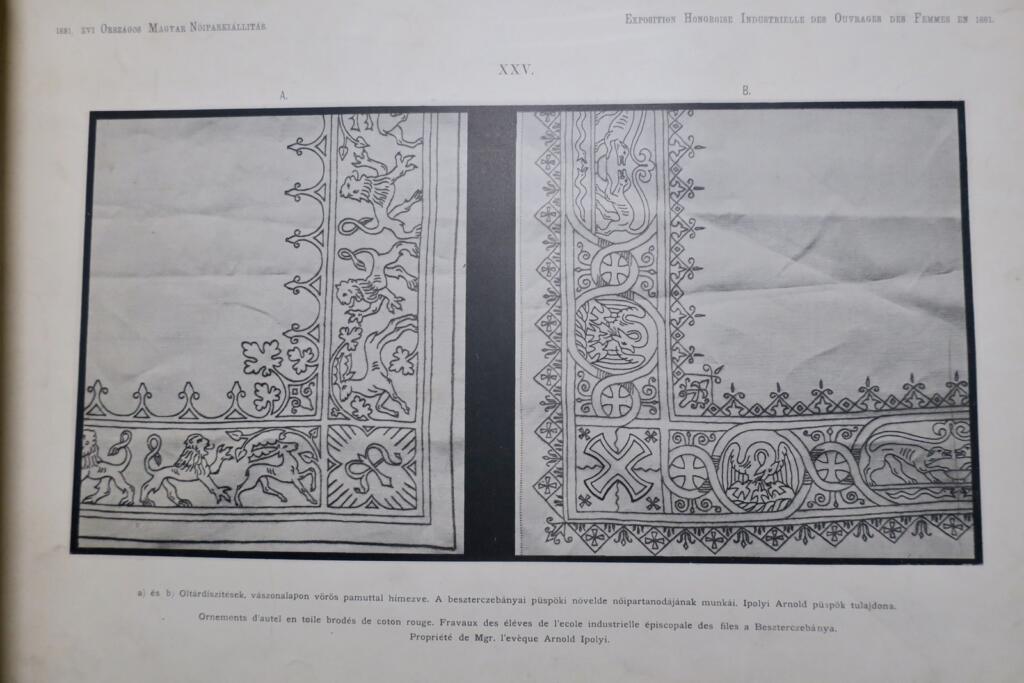ornements remarquables de l’exposition hongroise industrielle des ouvrages de…