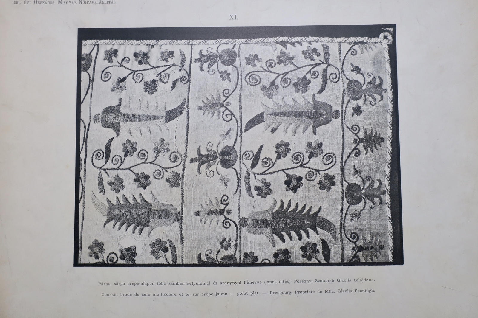 ornements remarquables de l'exposition hongroise industrielle des ouvrages de... – Image 6