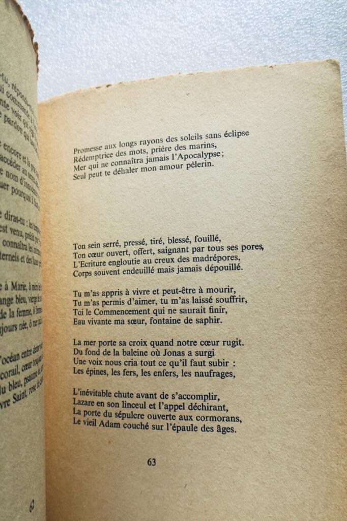 Original poetry collection with dedication