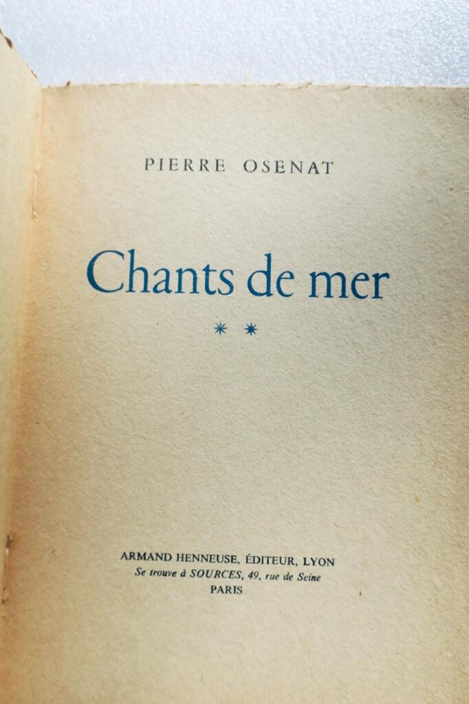 Original poetry collection with dedication