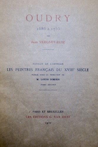 A study of Oudry's work<span class="lla-card-orig-wrap"><span class="lla-card-orig">❦ Oudry 1686 à 1755 Van Oest 1930</span></span> - La Librairie Antique