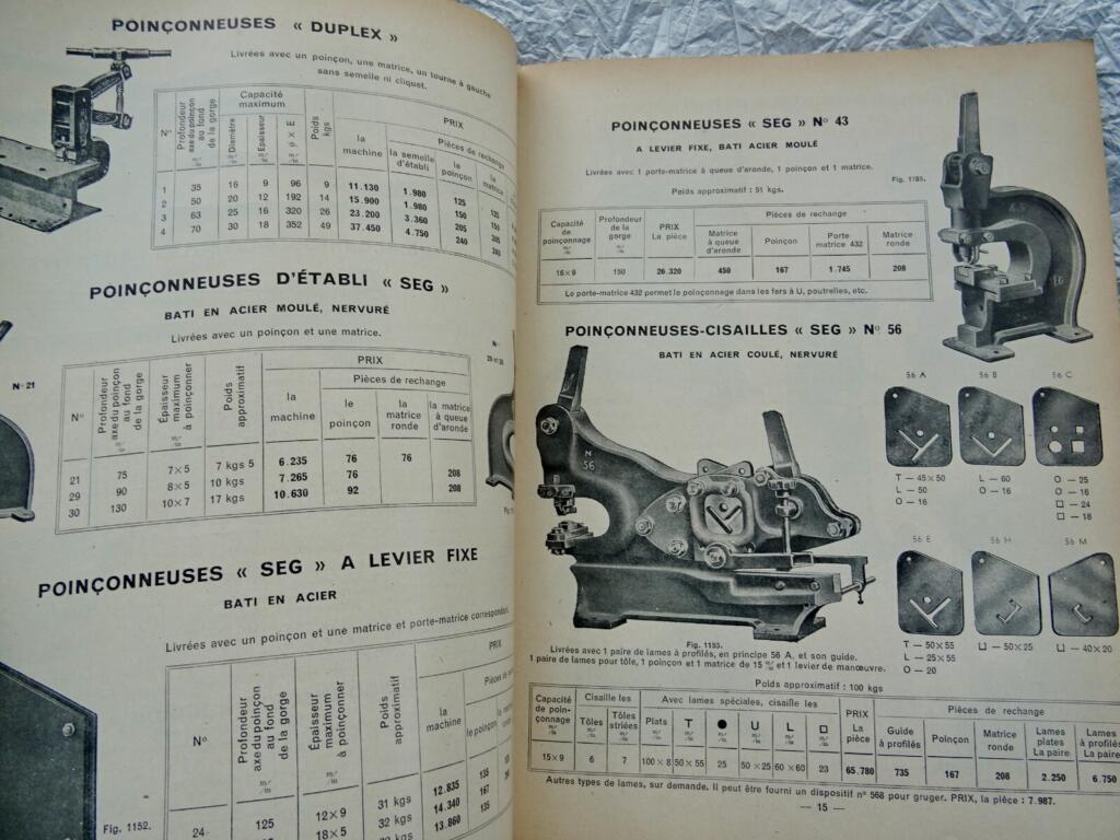 DAFOR 1952年工具目录